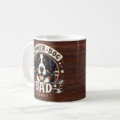 Gepersonaliseerde naam Berner Dog Dad - Berner Dad Koffiemok (Voorkant links)
