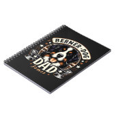 Gepersonaliseerde naam Berner Dog Dad - Berner Dad Notitieboek (Linkerzijde)