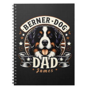 Gepersonaliseerde naam Berner Dog Dad - Berner Dad Notitieboek