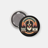 Gepersonaliseerde naam Berner Mountain Dog Mom  Magneet (Voorkant / Achterkant)