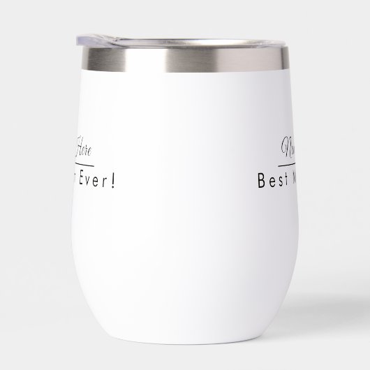 Gepersonaliseerde naam Beste mam ooit elegant (Rechts)