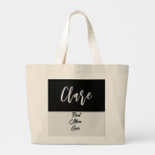 gepersonaliseerde naam beste mama dag en meer 2B Grote Tote Bag (Achterkant)