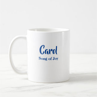 Gepersonaliseerde naam Betekenis Naam Carol Mok