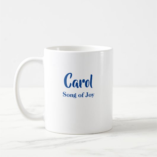Gepersonaliseerde naam Betekenis Naam Carol Mok (Links)