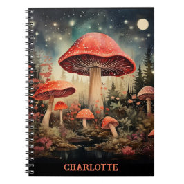 Gepersonaliseerde naam betoverende magische fee pa notitieboek