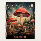 Gepersonaliseerde naam betoverende magische fee pa planner (Voorkant)