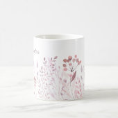 Gepersonaliseerde naam Blauwe Lavendel Botanisch g Koffiemok (Center)