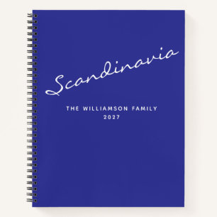 Gepersonaliseerde naam Blue Destination Travel Jou Notitieboek