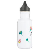 Gepersonaliseerde naam, Boho Flower waterverf schi Waterfles (Links)