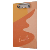 Gepersonaliseerde naam Boho Southwest Modern lands Klembord (Links)