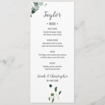 Gepersonaliseerde naam Botanische groene bladeren 