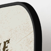 Gepersonaliseerde NAAM Bull Steer Skull Westerne R Pickleball Paddle (Links Detail)