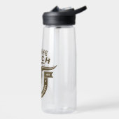 Gepersonaliseerde NAAM Bull Steer Skull Westerne R Waterfles (Links)