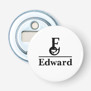 Gepersonaliseerde naam button flesopener