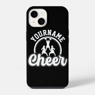 Gepersonaliseerde NAAM Cheer Team Varsity Cheerlea iPhone 14 Hoesje