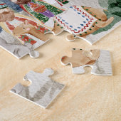 Gepersonaliseerde naam Christelijke Kinder kerst Legpuzzel (Zijkant)