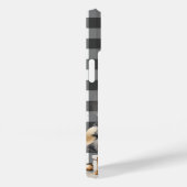 Gepersonaliseerde naam Christmas Snowman Case-Mate iPhone Case (Achterkant / Rechts)