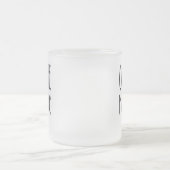 Gepersonaliseerde naam Coffee Maniac - Grappig Matglas Koffiemok (Center)