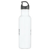 Gepersonaliseerde naam Coffee Maniac - Grappig Waterfles (Achterkant)