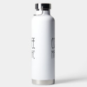 Gepersonaliseerde naam Coffee Maniac - Grappig Waterfles (Rechts)