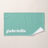 Gepersonaliseerde Naam College Dorm Afstuderen Gro Bad Handdoek (Handdoek)