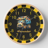 Gepersonaliseerde naam constructie voertuigen baby (Voorkant)