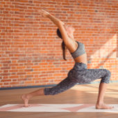 Gepersonaliseerde naam Creamy Pink Abstract Patter Yogamat