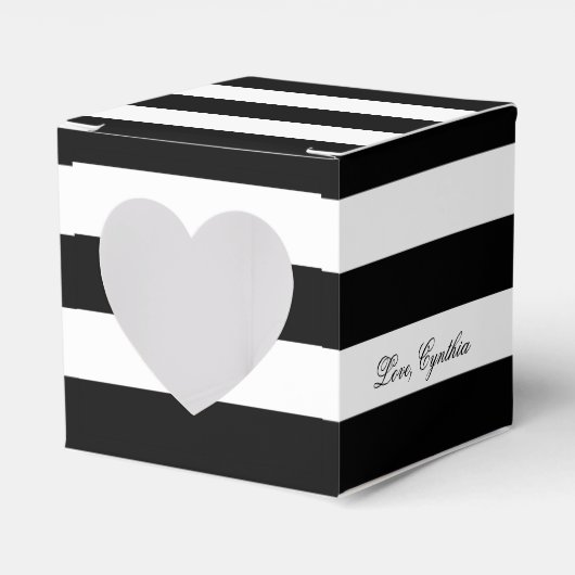 Gepersonaliseerde Naam Cupcake Dozen Bedankdoosjes (Voorkant Zijde)