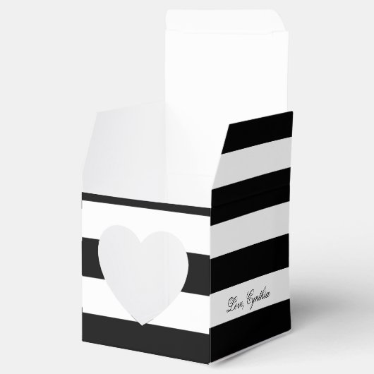 Gepersonaliseerde Naam Cupcake Dozen Bedankdoosjes (Geopend)