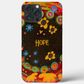 Gepersonaliseerde naam Daisies Kleurrijke Fun Tren Case-Mate iPhone Case (Achterkant)