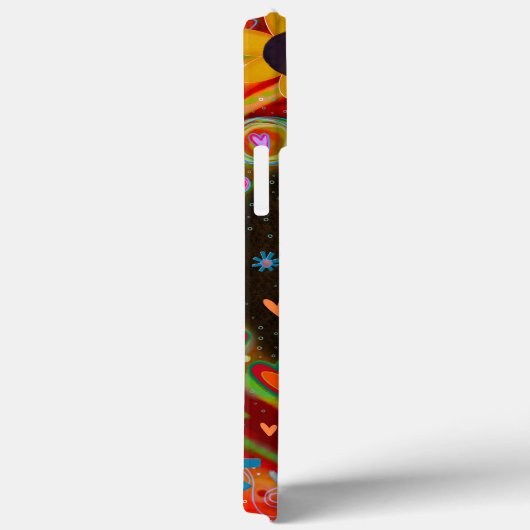 Gepersonaliseerde naam Daisies Kleurrijke Fun Tren Case-Mate iPhone Case (Achterkant / Rechts)