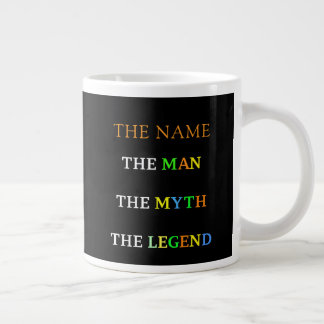 Gepersonaliseerde naam De man De mythe De legende Grote Koffiekop