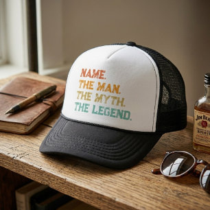 Gepersonaliseerde naam De man De mythe De legende Trucker Pet