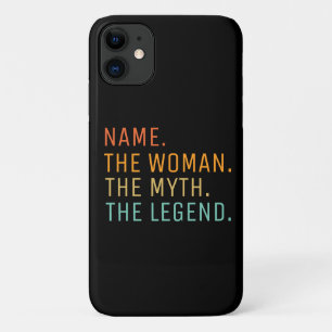 Gepersonaliseerde naam De vrouw De mythe De legend Case-Mate iPhone Case