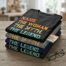 Gepersonaliseerde naam De vrouw De mythe De legend