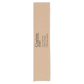 Gepersonaliseerde Naam definitie Tabel Runner Korte Tafelloper (Voorkant)