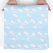 Gepersonaliseerde naam Deken Baby Gift Dochter Gif