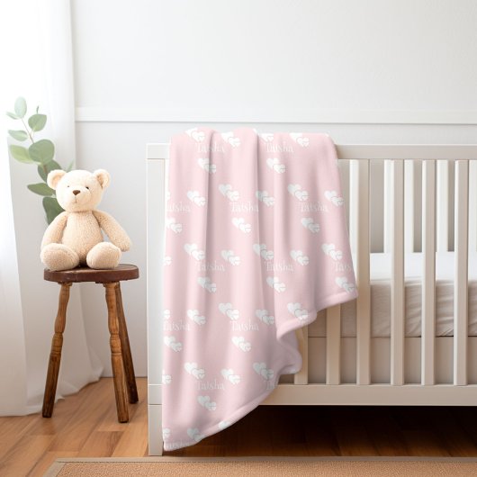Gepersonaliseerde naam Deken Baby Gift Dochter Gif