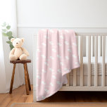 Gepersonaliseerde naam Deken Baby Gift Dochter Gif Monddoekje<br><div class="desc">Gepersonaliseerde deze schattige deken met uw baby naam kan dit een perfect cadeau zijn voor kerst,  kinderkamer,  baby shower en meer</div>