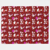 Gepersonaliseerde Naam Deken Schattigee Gans Hallo (Voorkant (Horizontaal))