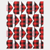 Gepersonaliseerde naam deken voor kinderen en volw (Voorkant)