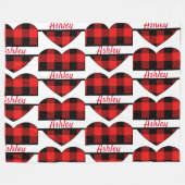 Gepersonaliseerde naam deken voor kinderen en volw (Voorkant (Horizontaal))