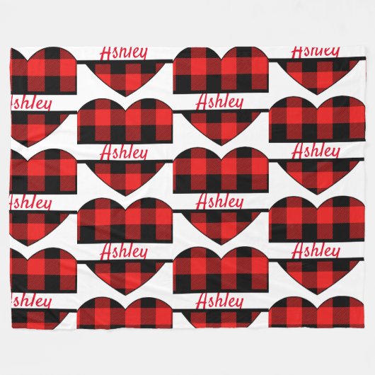 Gepersonaliseerde naam deken voor kinderen en volw (Voorkant (Horizontaal))