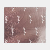 Gepersonaliseerde naam deken voor kinderen en volw (Voorkant (Horizontaal))