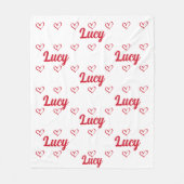 Gepersonaliseerde naam deken voor uw dochter (Voorkant)