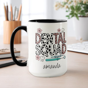 Gepersonaliseerde naam Dental Squad Mok
