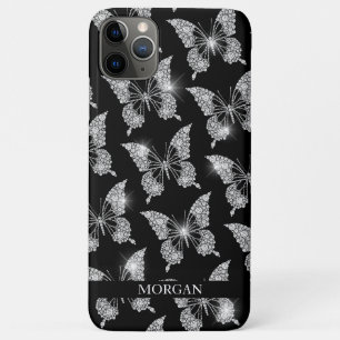 Gepersonaliseerde naam, Diamond Butterfly-patroon, Case-Mate iPhone Case