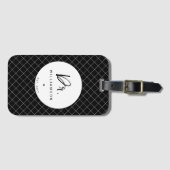 Gepersonaliseerde naam Dr Minimalist Doctor Afstud Bagagelabel (Voorkant (horizontaal))