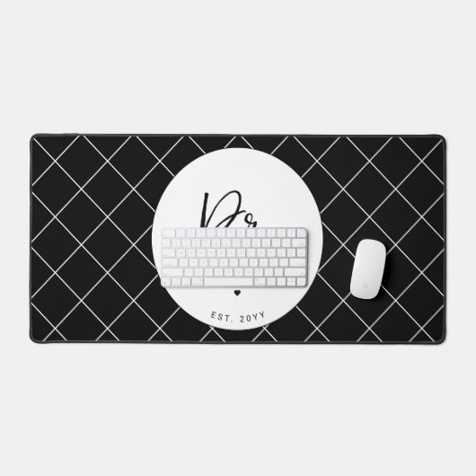 Gepersonaliseerde naam Dr Minimalist Doctor Afstud Bureaumat (Keyboard & Muis)