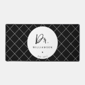 Gepersonaliseerde naam Dr Minimalist Doctor Afstud Bureaumat (Voorkant)